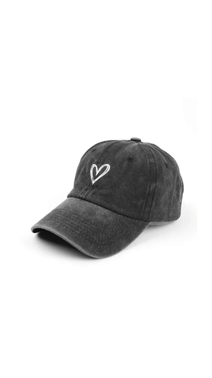 Cap embroidered  Heart