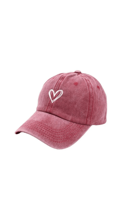 Cap embroidered  Heart