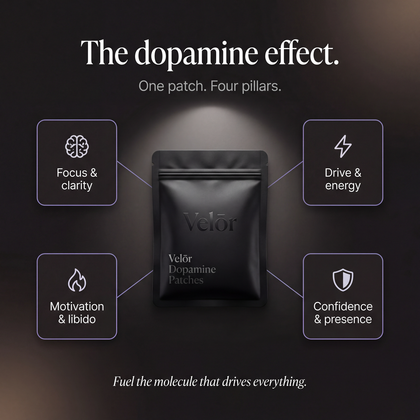 Velōr Dopamine Patches — Men's Edition