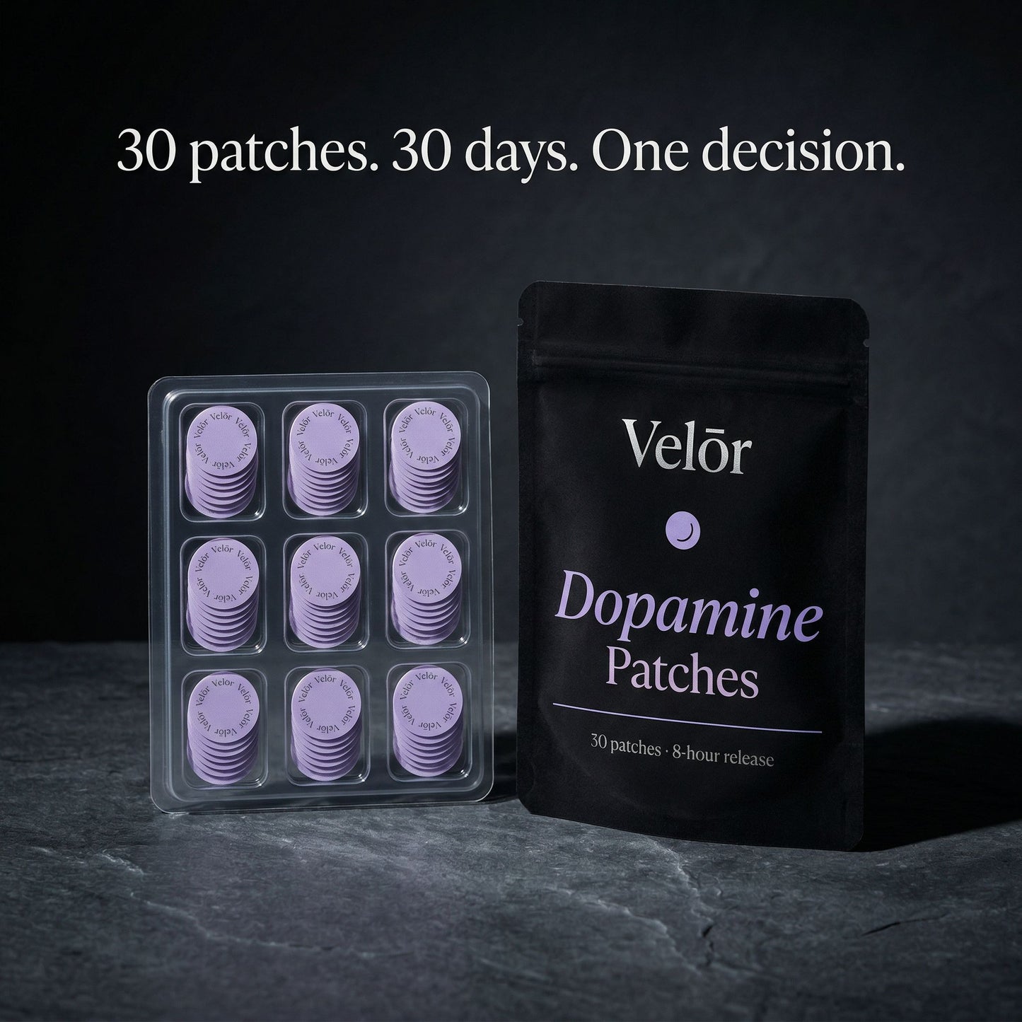 Velōr Dopamine Patches — Men's Edition